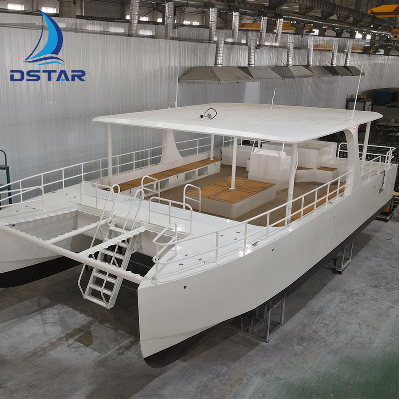 38 foot catamaran aluminum sailboat cruising offshore