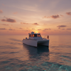 32ft Custom Aluminum Catamaran Deck Boat
