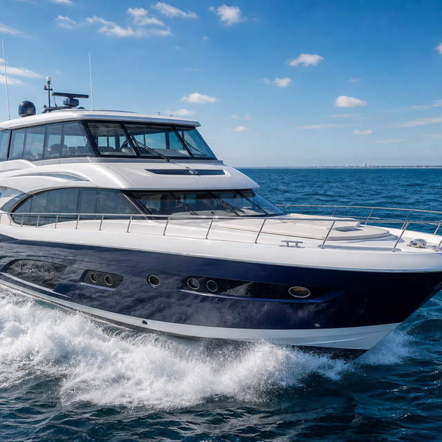 Dookyu Crown 68ft Aluminum Enclosed Flybridge Motor Yacht