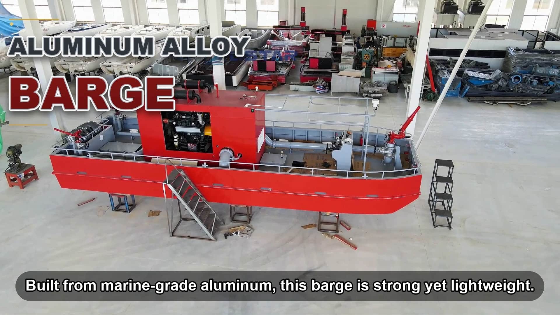 Aluminum Fire Barge Construction Complete – Dookyu Crown Marine Delivers A Durable, Purpose-Built Firefighting Vessel