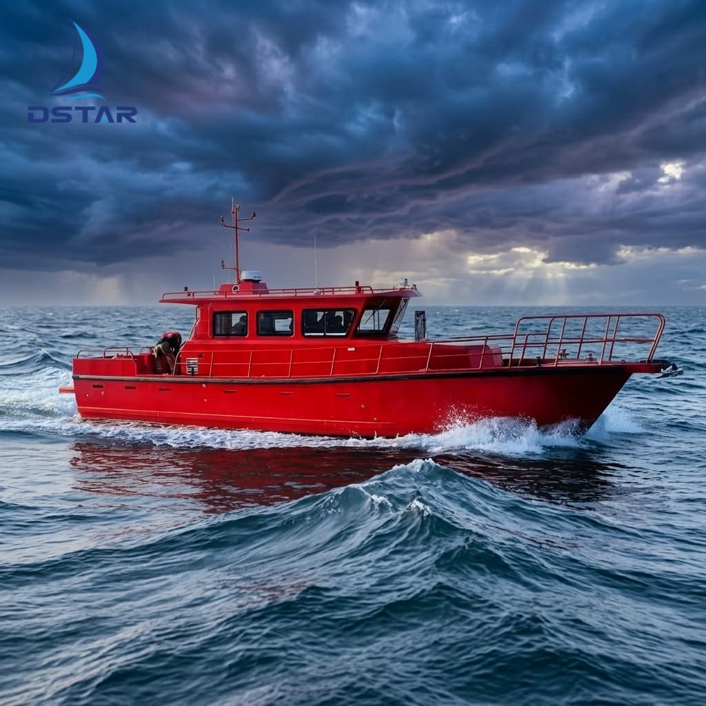 CE Aluminum Multi Role Vessel at sea